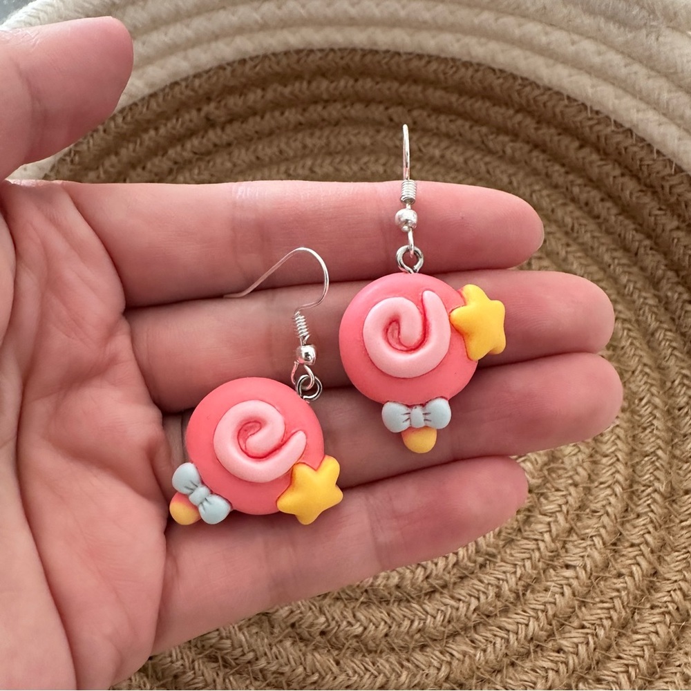 3 for $20 Handmade Cute Lollipop Earrings
